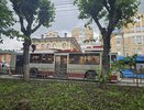 Из-за обрыва контактного провода один из троллейбусов в Кирове изменил маршрут