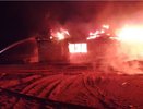 Огонь в Верхошижемском районе уничтожил пилоцех