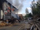 Горел цех по переработке резины: стали известны подробности пожара в Кирове