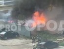 В районе зонального института в Кирове от пожара пострадал припаркованный автомобиль