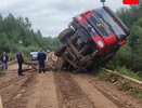 В Бисерово, где под грузовиком разрушился мост, сделали временный объезд