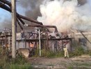 В Вересниках загорелся цех деревообработки