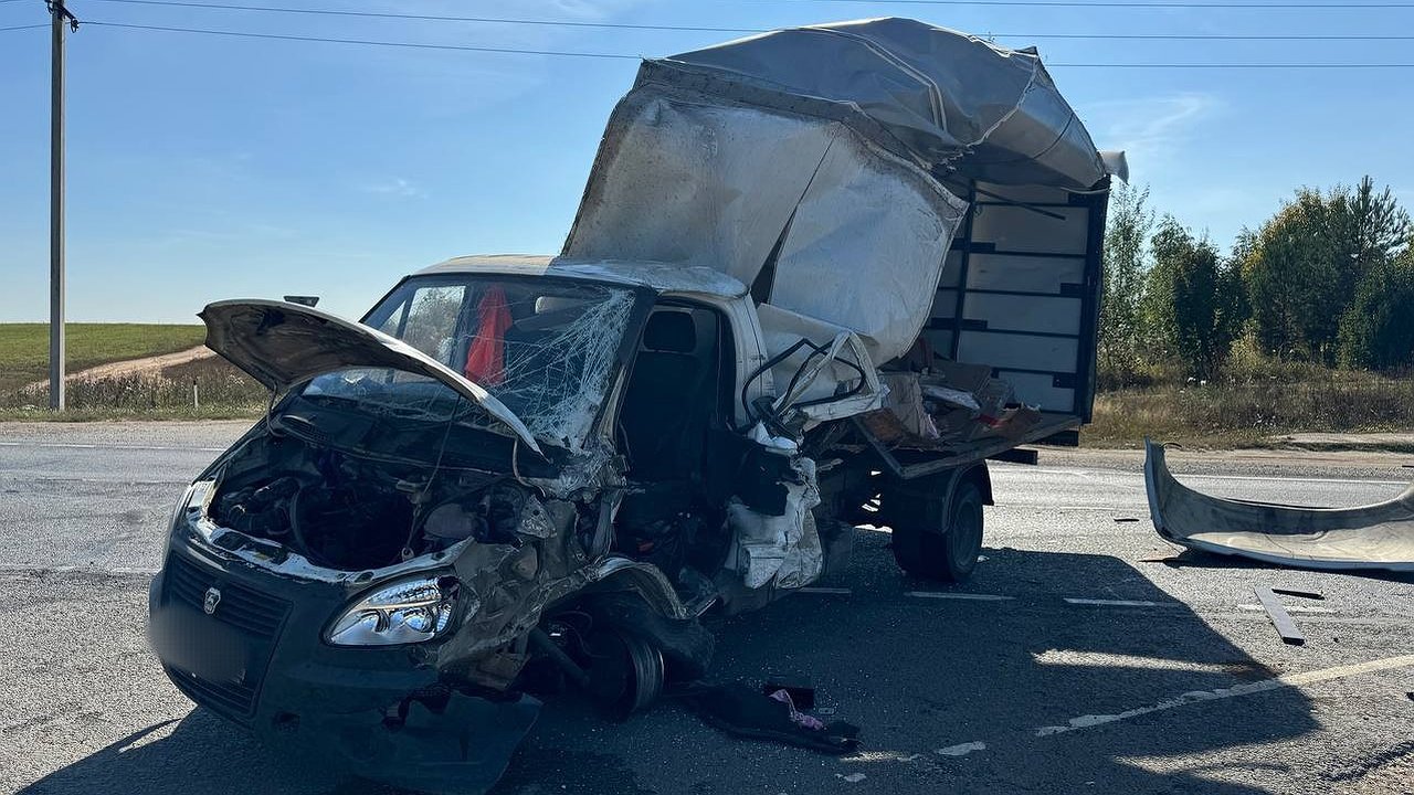 Главная картинка новости: В Котельничском районе фура столкнулась с "Газелью"