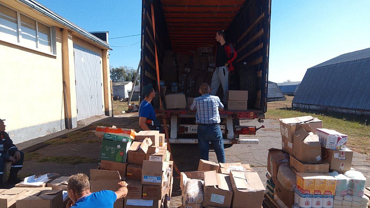Главная картинка новости: В Курскую область прибыла гуманитарная помощь, собранная кировчанами