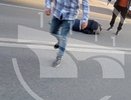 В Кирове мотоциклист серьезно пострадал после столкновения с кроссовером
