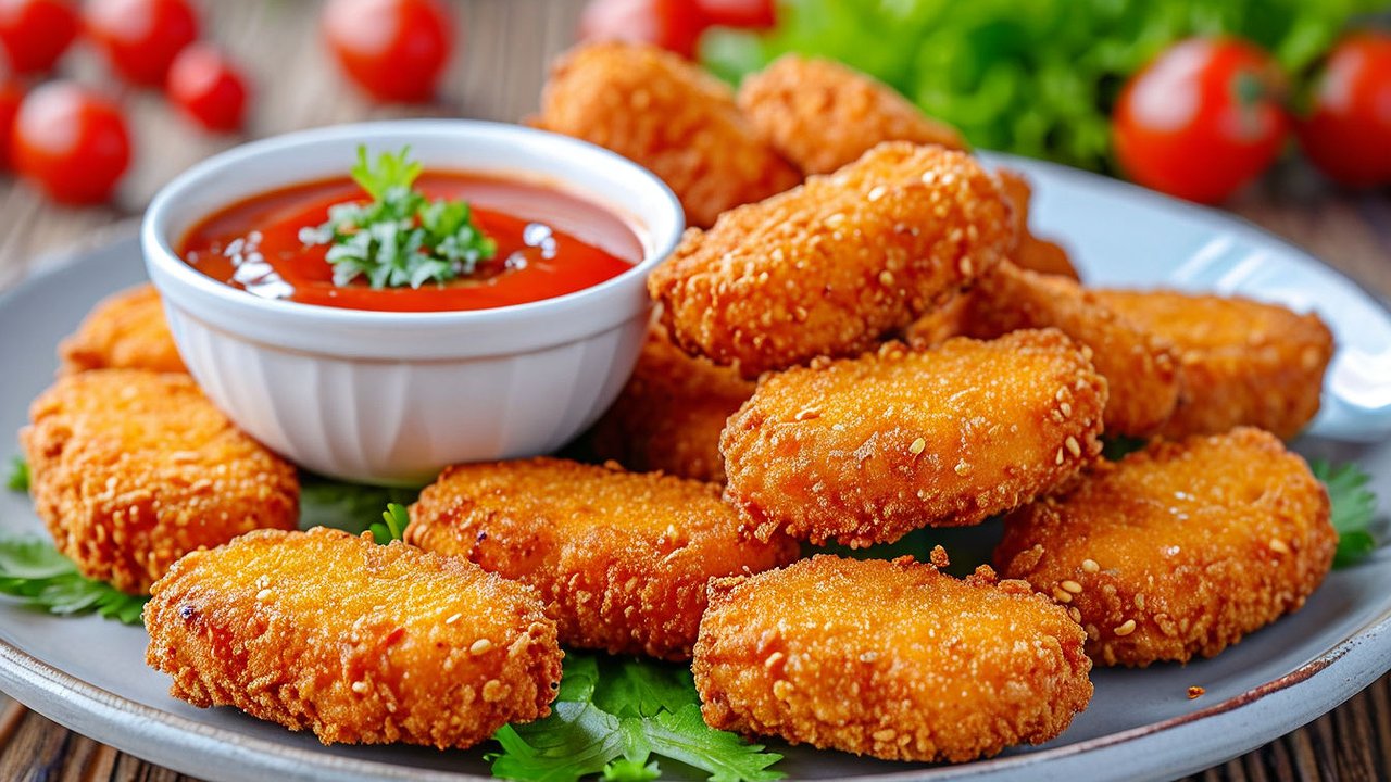 Главная картинка новости: Только кусок куриной грудки и 50 граммов сыра: чудесные куриные наггетсы с сырной корочкой — дети в полном восторге