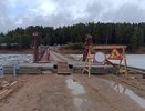 В Лузском районе из-за паводка закрыли движение по мосту