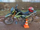 В Кировской области 19-летний бесправник опрокинулся на мотоцикле