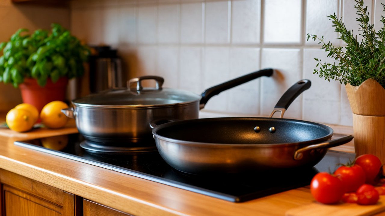 Главная картинка новости: 2 ложки в воду — и сковорода снова станет антипригарной: больше ничего не прилипнет и не пригорит — лайфхак