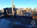 В Яранске произошел пожар в восьмиквартирном двухэтажном доме