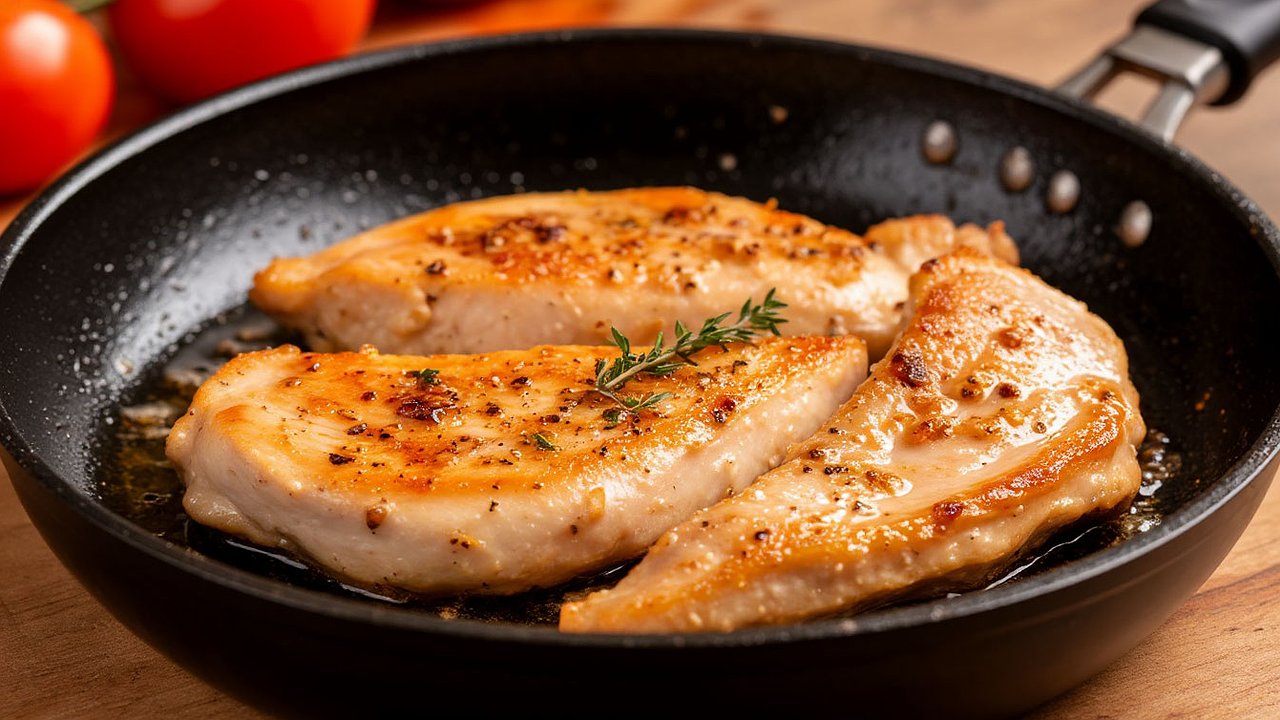 Главная картинка новости: Курица никогда больше не прилипнет к сковороде: повар раскрыл способ идеальной жарки