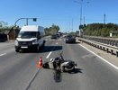 На Южном обходе столкнулись Skoda и скутер: есть пострадавший