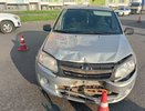 В микрорайоне Урванцево столкнулись "Лада Гранта" и мотоцикл: что известно об аварии