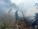 В Кирсе произошел крупный пожар: огонь распространился на 70 квадратных метров