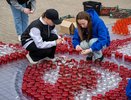 Три тысячи свечей памяти: кировчане создали огненный Орден Победы