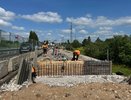 В Кирово-Чепецком районе стартовал ремонт второй половины моста через реку Полой