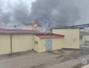 Семь пожарных расчетов тушили пожар на кондитерской фабрике в Советске