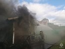 В Кирове на Милицейской загорелся банный комплекс