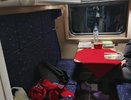 Выкупил всё купе, пошел поесть, а когда вернулся, там сидели мама с сыном