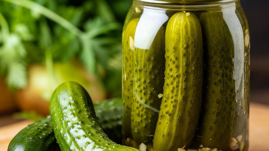 Главная картинка новости: Мариную огурцы по-фински — пикантная домашняя закрутка на зиму без стерилизации: домашних за уши не оттащить