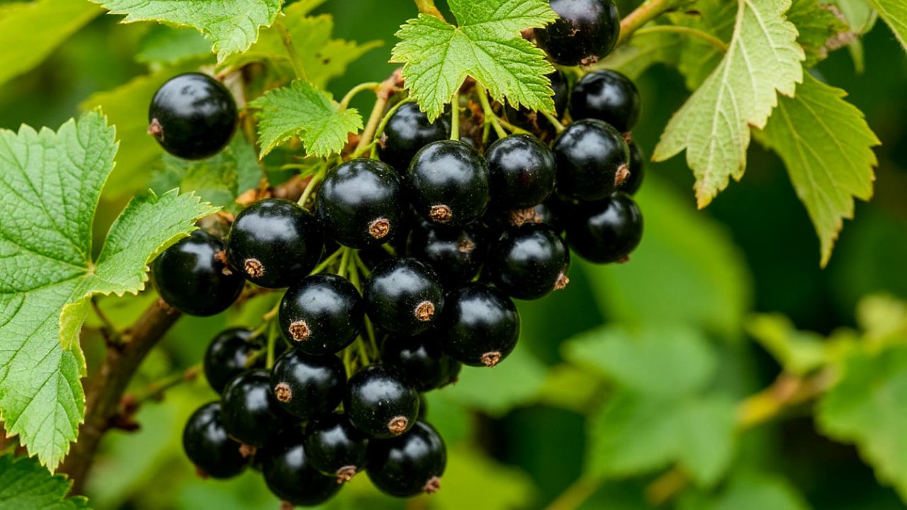 Главная картинка новости: После такого «опудривания» в августе-сентябре смородина будет с 5-рублёвую монету: сухая смесь, которая прогонит всех вредителей