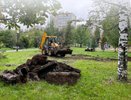 В Кочуровском парке началось строительство площадки для сдачи норм ГТО