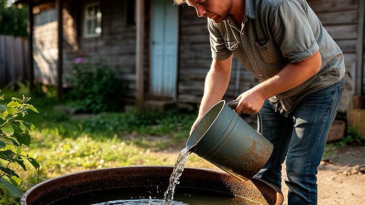 Главная картинка новости: Залил ведро — и выгребная яма не переполняется: от ила не останется и следа — откачка не требуется годами