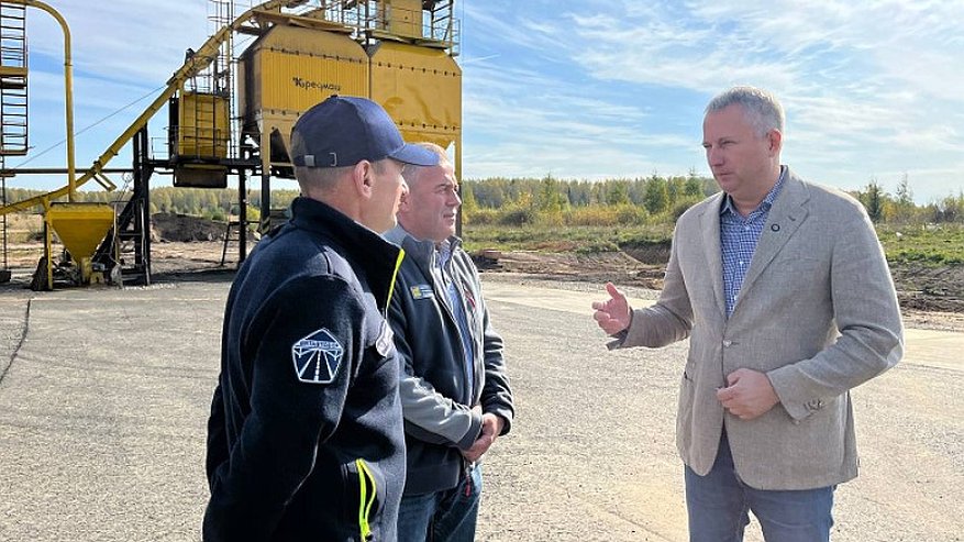 Главная картинка новости: В Кировской области запустили новый завод для ремонта дорог