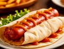 «Ленивые» хот-доги в лаваше за 20 минут: простая и быстрая закуска