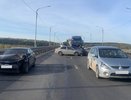 Появились подробности массового ДТП на новом мосту: есть пострадавший