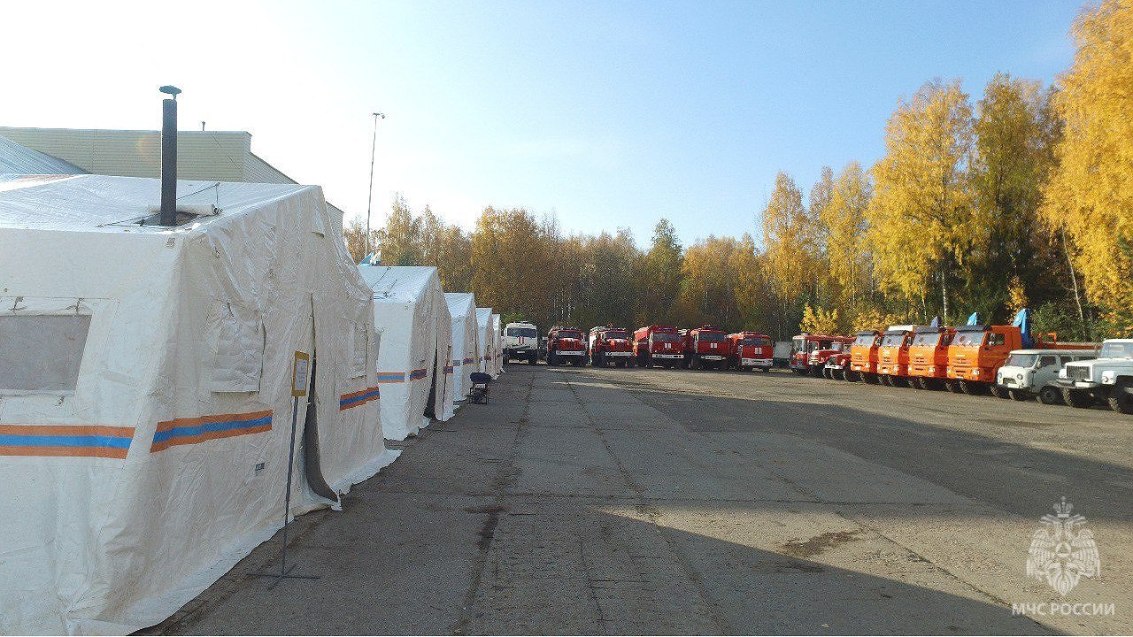 Главная картинка новости: В Кирово-Чепецке прошла штабная тренировка по отработке действий на случай ЧС