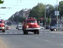 Шесть пожарных расчетов тушили пожар в гаражном кооперативе Кирова