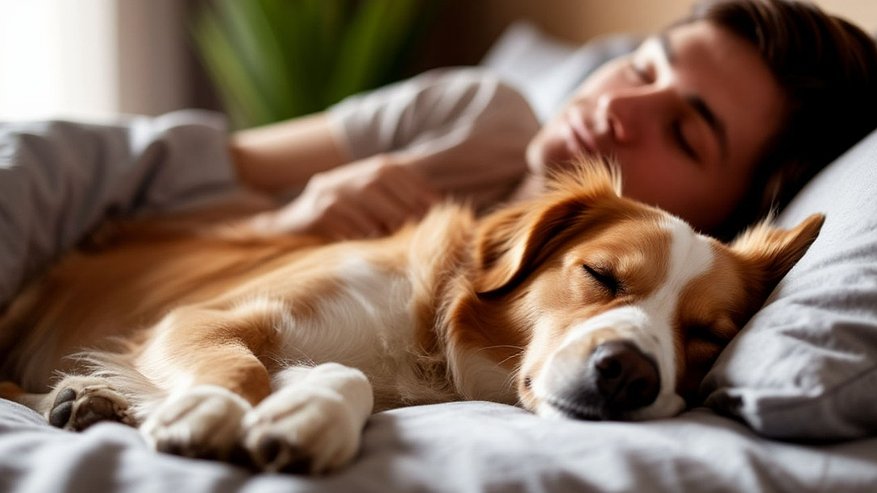 Главная картинка новости: Не каприз: почему собака перестала спать с хозяином - 3 очень важные причины. Об этом должен знать каждый владелец пушистика
