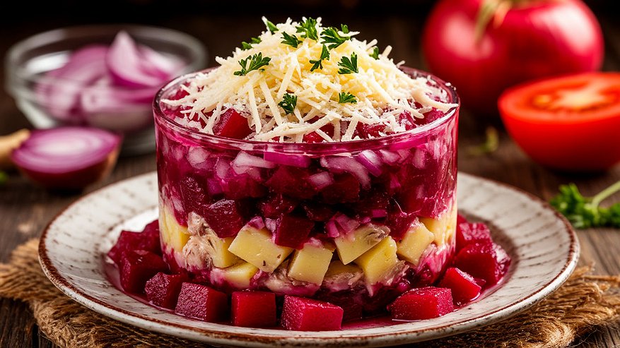 Главная картинка новости: Вместо "Сельди под шубой": на Новый год-2025 приготовьте салат "Король" — станете настоящим любимчиком Огненной Лошади