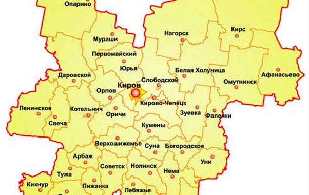 Все 20 муниципальных районов Кировской области преобразуют в округа