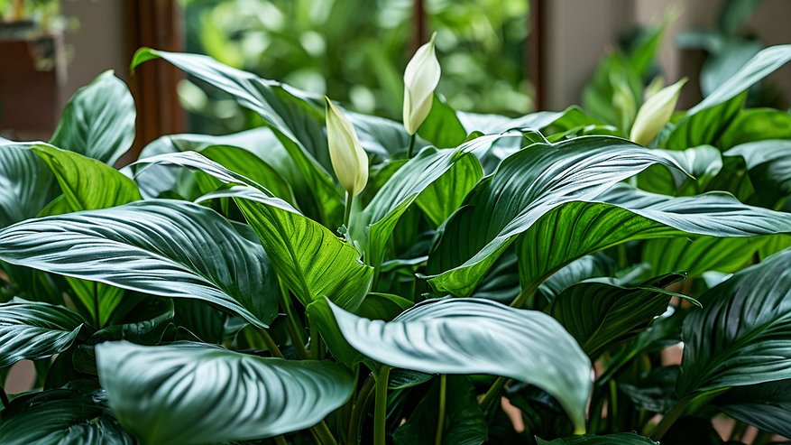 Главная картинка новости: Спатифиллум дуреет от этой подкормки: 1 шт. на 1 л. воды — и белоснежные бутоны будут лезть без остановки круглый год