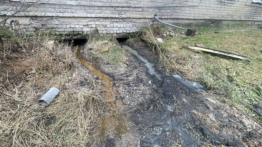 Главная картинка новости: Лопаты, вонь и нечистоты: ОНФ разберется с домом в Даровском, где жильцы уже семь лет сами разгребают канализацию