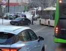 На Владимирской автобусы и троллейбусы поедут по привычному маршруту, когда будут устранены последствия ДТП