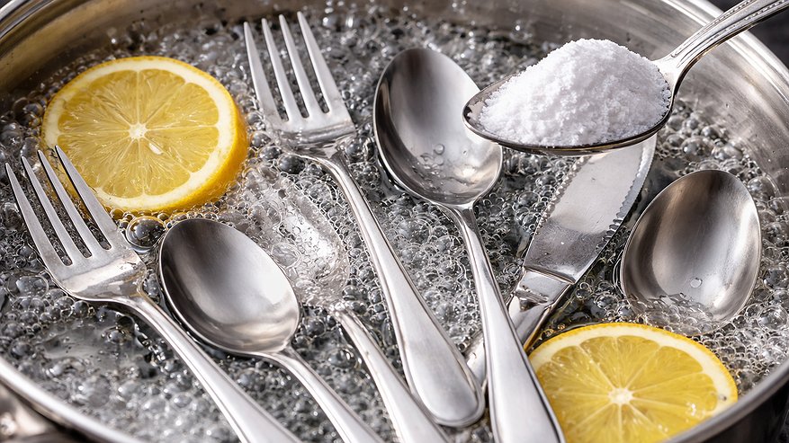 Главная картинка новости: Этот совет знают только старые хозяйки:  вилки и ложки после него выглядят как из магазина и сияют за километр