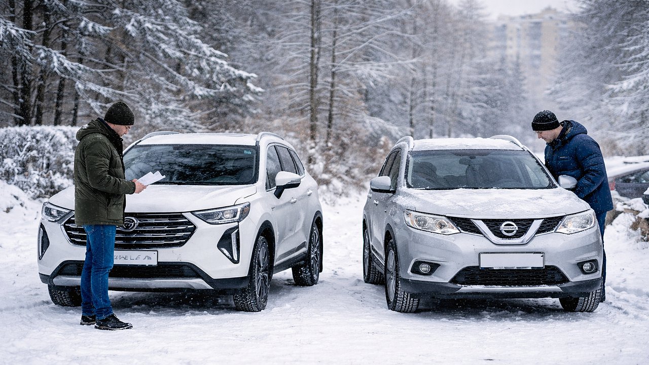 Главная картинка новости: Друг взял Haval Jolion в кредит, а я 5-летний Nissan X-Trail за наличку: спустя 12 месяцев посчитали расходы на ремонт и обалдели оба