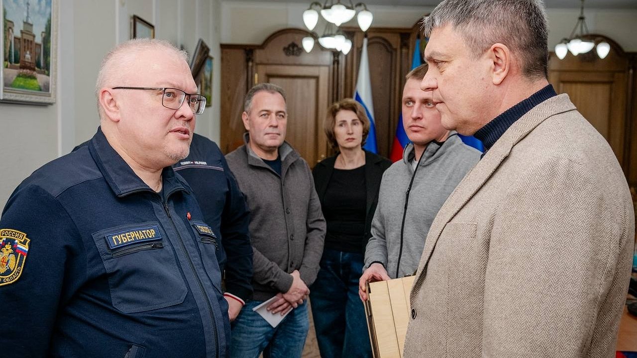 Главная картинка новости: Александр Соколов провел встречу с главой Луганской Народной Республики