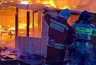 Пять пожарных расчетов тушили жилой дом под Юрьей