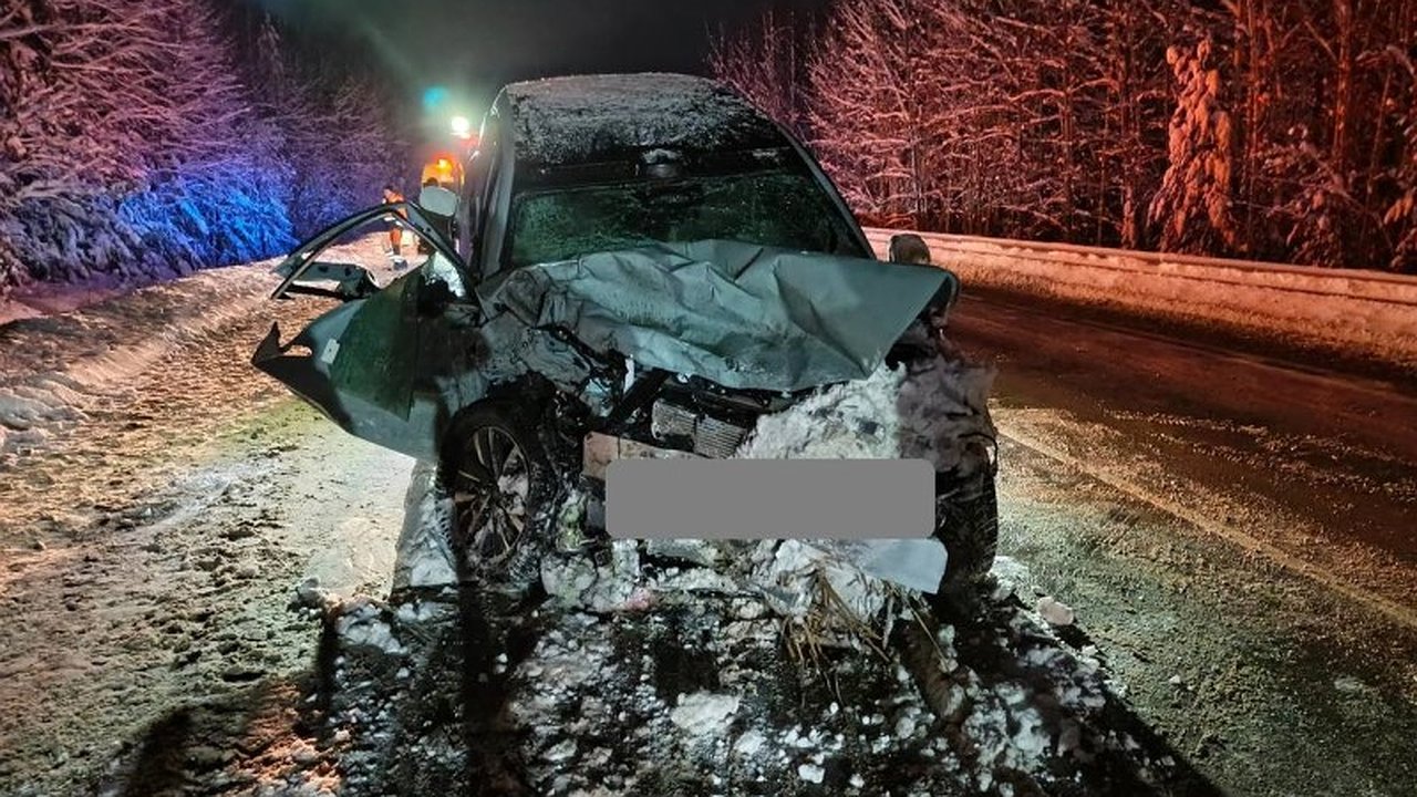 Главная картинка новости: Два ребенка чудом выжили в страшном ДТП под Кировом с шестью пострадавшими