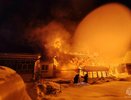 В Опарино произошел масштабный пожар