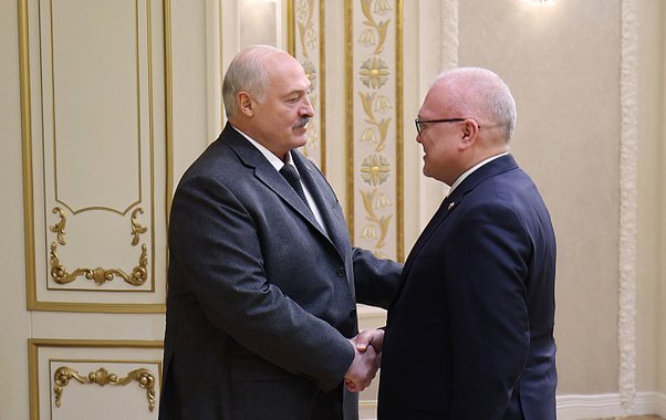 Александр Соколов провел рабочую встречу с Александром Лукашенко