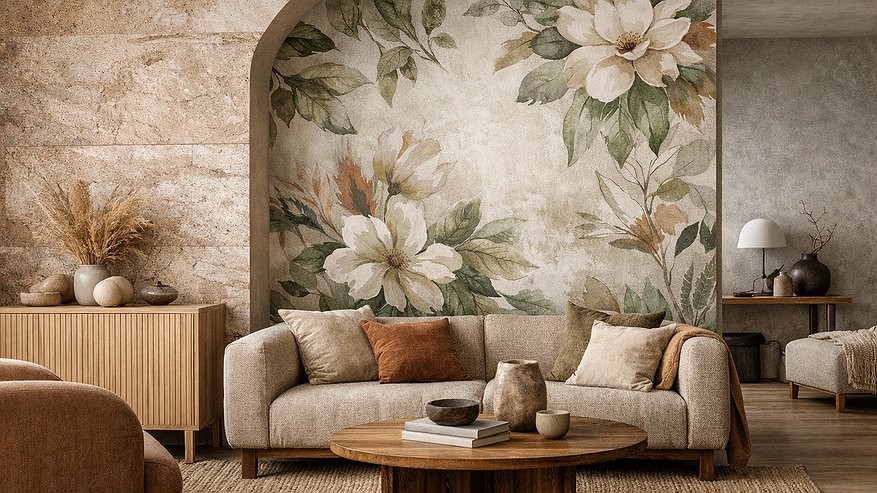 Главная картинка новости: Обновите интерьер по последним трендам: модные обои 2026 года: дизайнеры объяснили, как подобрать лучшие