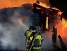В Кирове сгорели баня и веранда в деревне Луговики