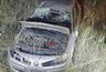 После ДТП с медведем водитель Рено вылетел с дороги