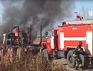 В Кирове на ходу вспыхнул лесовоз
