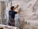 Декоративная штукатурка — прошлый век: клею 3D-обои с эффектом рельефа — стены выглядят дорого без пыли и грязи